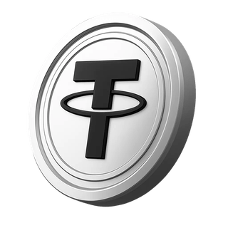 Seção dedicada a investidores exibindo a criptomoeda Tether USDT como elemento de construção de confiança